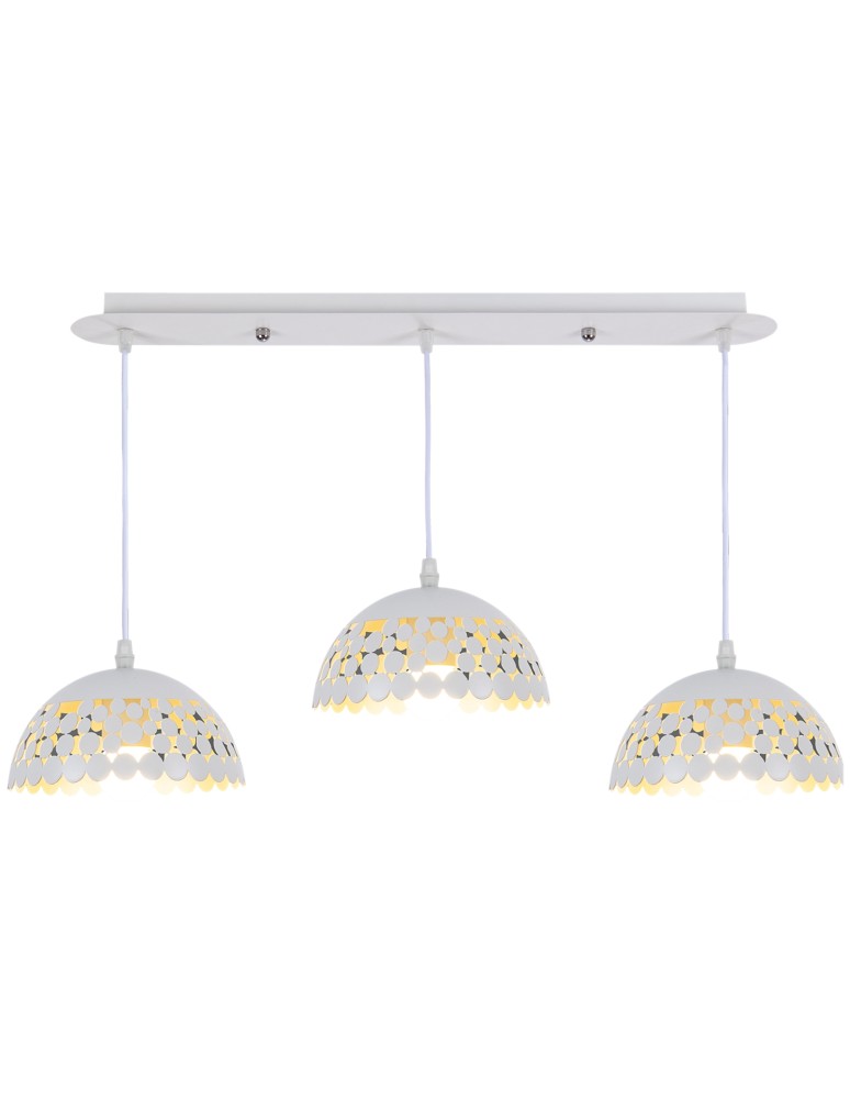 Milagro Lampa wisząca LISA WHITE 3xE27 ML6139 Milagro Lampa wisząca LISA WHITE 3xE27 ML6139