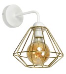 Milagro Kinkiet LUPO WHITE/GOLD 1xE27 MLP6265 Milagro Kinkiet LUPO WHITE/GOLD 1xE27 MLP6265