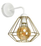 Milagro Kinkiet LUPO WHITE/GOLD 1xE27 MLP6265 Milagro Kinkiet LUPO WHITE/GOLD 1xE27 MLP6265