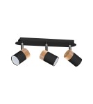 Milagro Lampa sufitowa JOKER BLACK/WOOD 3xGU10 MLP6304 Milagro Lampa sufitowa JOKER BLACK/WOOD 3xGU10 MLP6304
