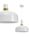 Milagro Lampa wisząca MALMO WHITE/GOLD 1xE27 MLP6197 Milagro Lampa wisząca MALMO WHITE/GOLD 1xE27 MLP6197