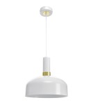 Milagro Lampa wisząca MALMO WHITE/GOLD 1xE27 MLP6197 Milagro Lampa wisząca MALMO WHITE/GOLD 1xE27 MLP6197