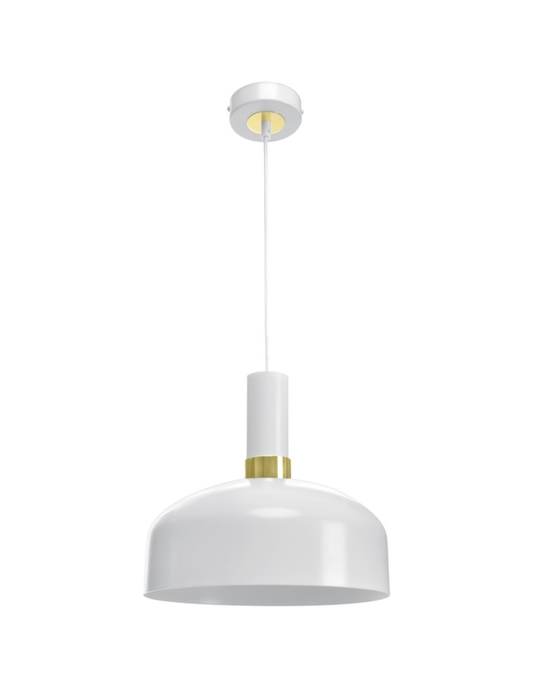 Milagro Lampa wisząca MALMO WHITE/GOLD 1xE27 MLP6197 Milagro Lampa wisząca MALMO WHITE/GOLD 1xE27 MLP6197