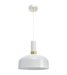 Milagro Lampa wisząca MALMO WHITE/GOLD 1xE27 MLP6197 Milagro Lampa wisząca MALMO WHITE/GOLD 1xE27 MLP6197
