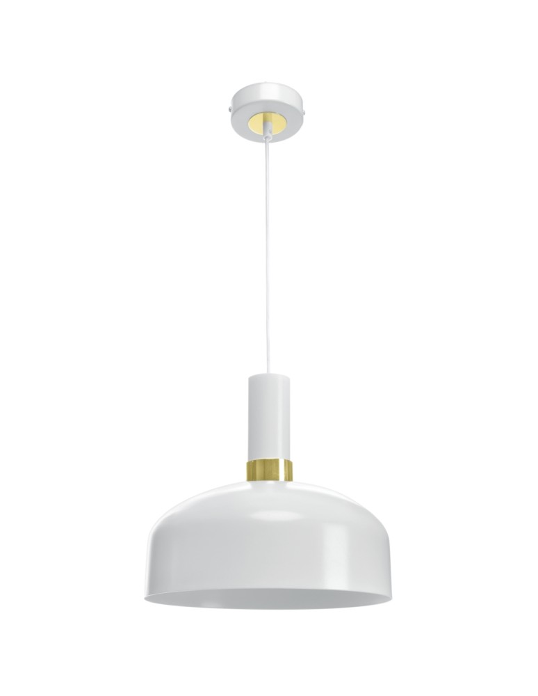 Milagro Lampa wisząca MALMO WHITE/GOLD 1xE27 MLP6197 Milagro Lampa wisząca MALMO WHITE/GOLD 1xE27 MLP6197