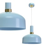 Lampy wiszące niebieskie - Milagro Lampa wisząca MALMO BLUE 1xE27 MLP6201 - product 1