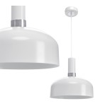Milagro Lampa wisząca MALMO WHITE/CHROME 1xE27 MLP6202 Milagro Lampa wisząca MALMO WHITE/CHROME 1xE27 MLP6202