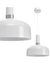 Milagro Lampa wisząca MALMO WHITE/CHROME 1xE27 MLP6202