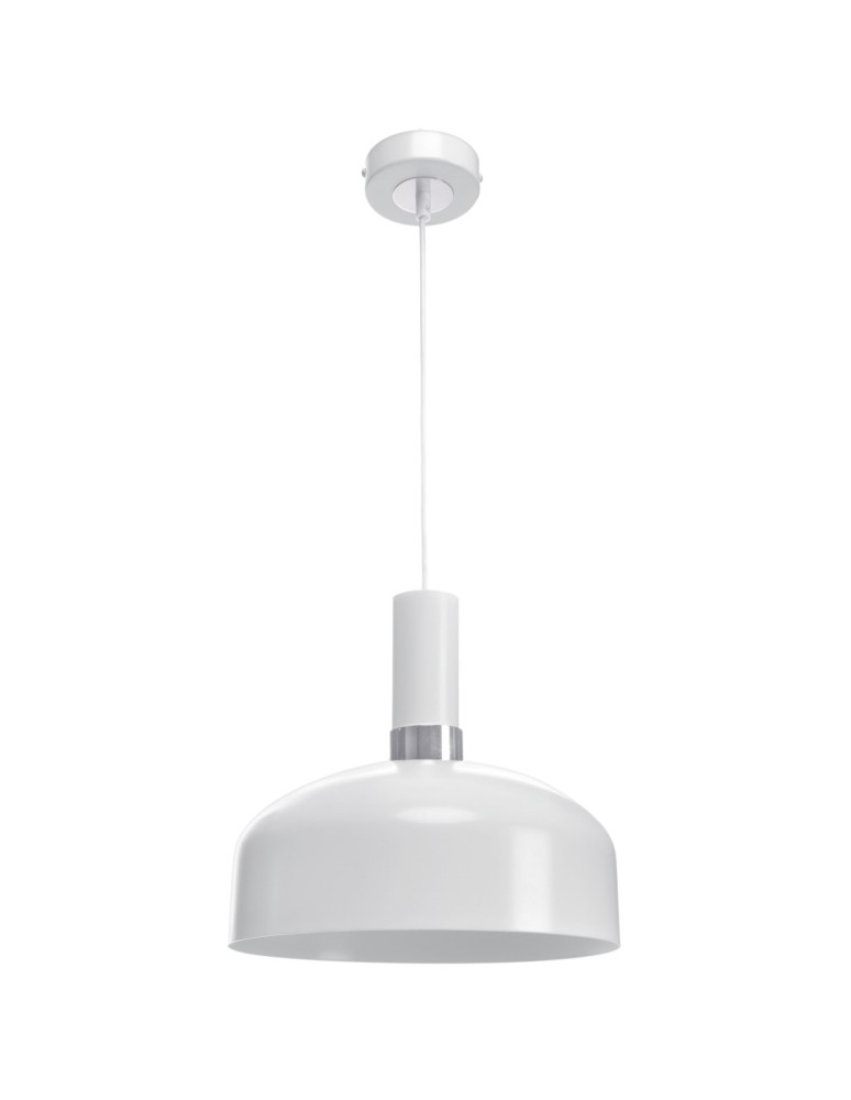 Milagro Lampa wisząca MALMO WHITE/CHROME 1xE27 MLP6202 Milagro Lampa wisząca MALMO WHITE/CHROME 1xE27 MLP6202