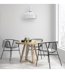 Milagro Lampa wisząca MALMO WHITE/CHROME 1xE27 MLP6202 Milagro Lampa wisząca MALMO WHITE/CHROME 1xE27 MLP6202