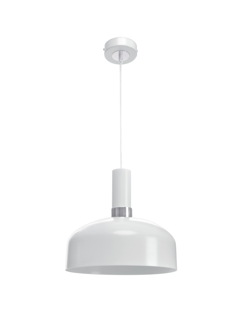 Milagro Lampa wisząca MALMO WHITE/CHROME 1xE27 MLP6202 Milagro Lampa wisząca MALMO WHITE/CHROME 1xE27 MLP6202
