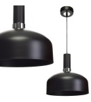 Milagro Lampa wisząca MALMO BLACK/CHROME 1xE27 MLP6203 Milagro Lampa wisząca MALMO BLACK/CHROME 1xE27 MLP6203