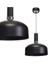 Milagro Lampa wisząca MALMO BLACK/CHROME 1xE27 MLP6203 Milagro Lampa wisząca MALMO BLACK/CHROME 1xE27 MLP6203