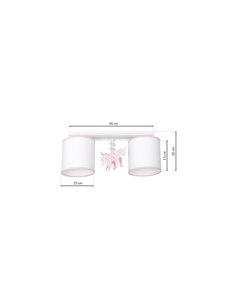 Milagro Lampa sufitowa UNI 2xE27 MLP6491 Milagro Lampa sufitowa UNI 2xE27 MLP6491
