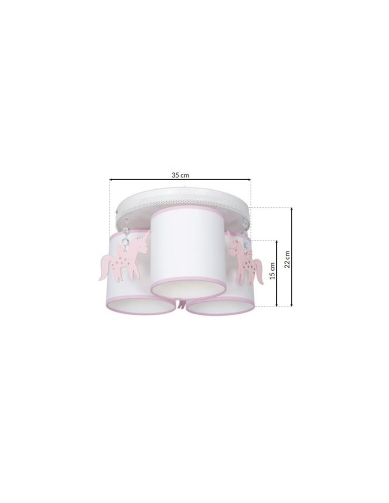 Milagro Lampa sufitowa UNI 3xE27 MLP6493 Milagro Lampa sufitowa UNI 3xE27 MLP6493