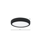 Milagro Plafon GEA BLACK 36W LED Ø390 mm ML6394 Milagro Plafon GEA BLACK 36W LED Ø390 mm ML6394