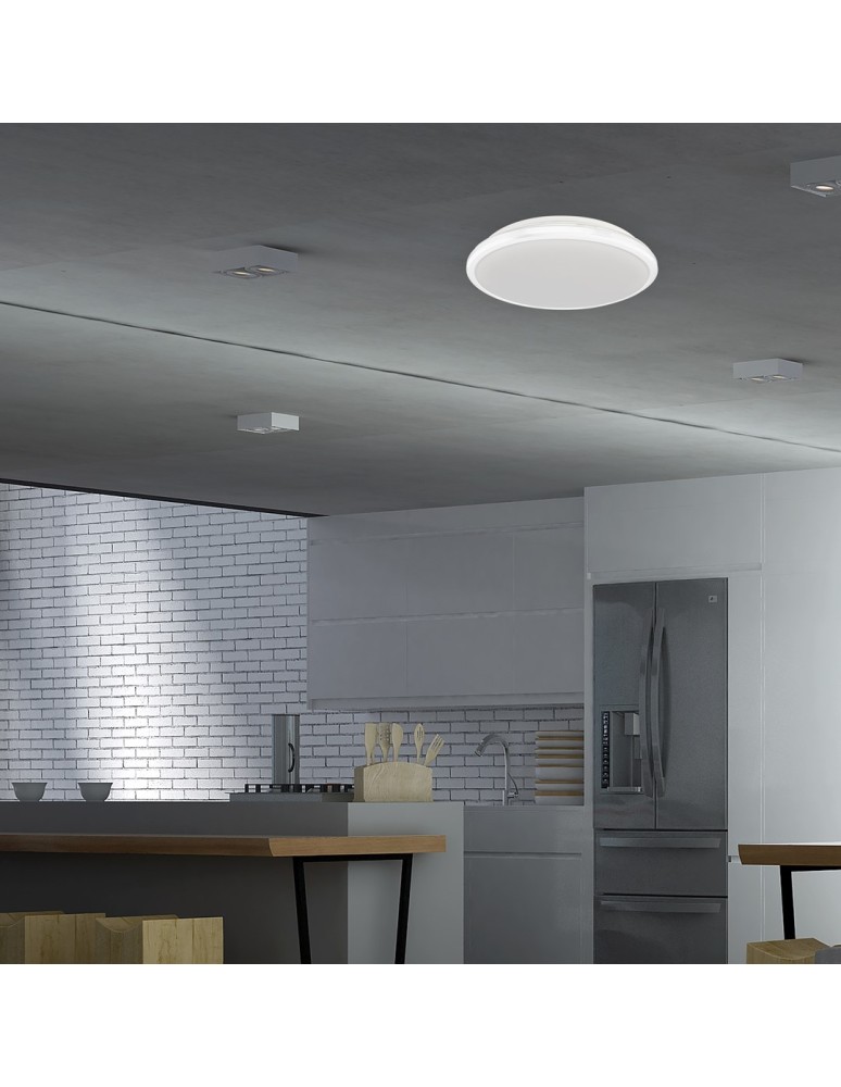 Milagro Plafon TERMA WHITE 18W LED IP44 Ø280 mm ML6401 Milagro Plafon TERMA WHITE 18W LED IP44 Ø280 mm ML6401