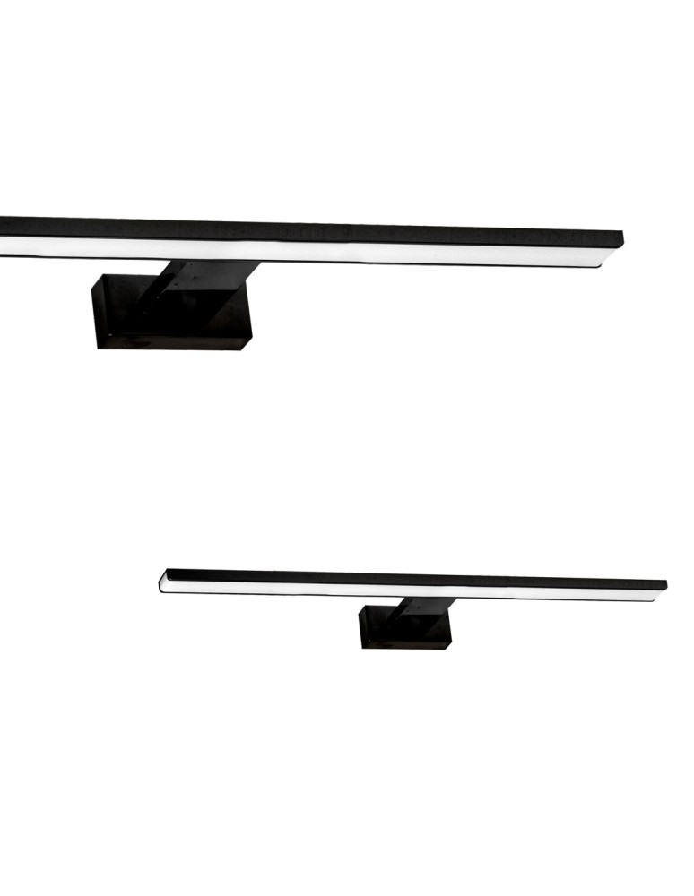 Milagro Kinkiet SHINE BLACK 80cm 15W LED ML6336