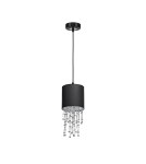 Lampy wiszące - Milagro Lampa wisząca ALMERIA BLACK/SILVER 1xE27 MLP6429 - product 2