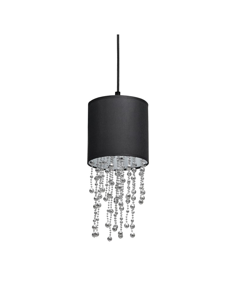 Milagro Lampa wisząca ALMERIA BLACK/SILVER 1xE27 MLP6429