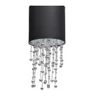 Lampy wiszące - Milagro Lampa wisząca ALMERIA BLACK/SILVER 1xE27 MLP6429 - product 4