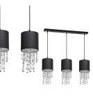 Milagro Lampa wisząca ALMERIA BLACK/CHROME 3xE27 MLP64300 Milagro Lampa wisząca ALMERIA BLACK/CHROME 3xE27 MLP64300