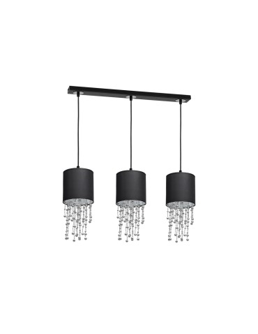 Milagro Lampa wisząca ALMERIA BLACK/CHROME 3xE27 MLP64300 - produkt 2