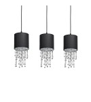 Milagro Lampa wisząca ALMERIA BLACK/CHROME 3xE27 MLP64300 Milagro Lampa wisząca ALMERIA BLACK/CHROME 3xE27 MLP64300