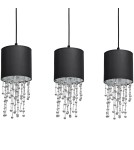 Milagro Lampa wisząca ALMERIA BLACK/CHROME 3xE27 MLP64300 Milagro Lampa wisząca ALMERIA BLACK/CHROME 3xE27 MLP64300