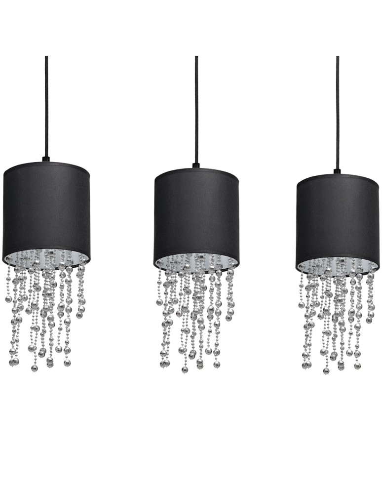 Milagro Lampa wisząca ALMERIA BLACK/CHROME 3xE27 MLP64300 Milagro Lampa wisząca ALMERIA BLACK/CHROME 3xE27 MLP64300