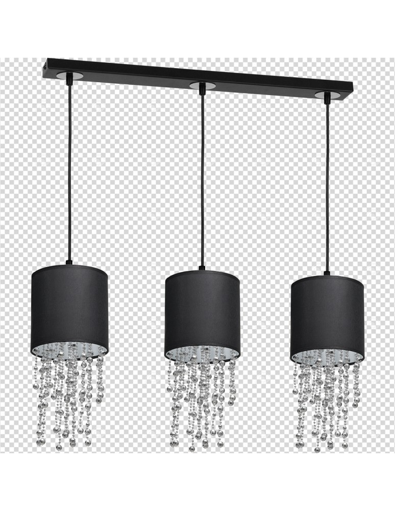 Milagro Lampa wisząca ALMERIA BLACK/CHROME 3xE27 MLP64300 Milagro Lampa wisząca ALMERIA BLACK/CHROME 3xE27 MLP64300