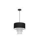 Lampy wiszące - Milagro Lampa wisząca ALMERIA BLACK/CHROME 1xE27 MLP6431 - product 2