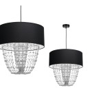 Milagro Lampa wisząca ALMERIA BLACK/CHROME 1xE27 MLP6432 Milagro Lampa wisząca ALMERIA BLACK/CHROME 1xE27 MLP6432