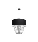 Milagro Lampa wisząca ALMERIA BLACK/CHROME 1xE27 MLP6432 Milagro Lampa wisząca ALMERIA BLACK/CHROME 1xE27 MLP6432