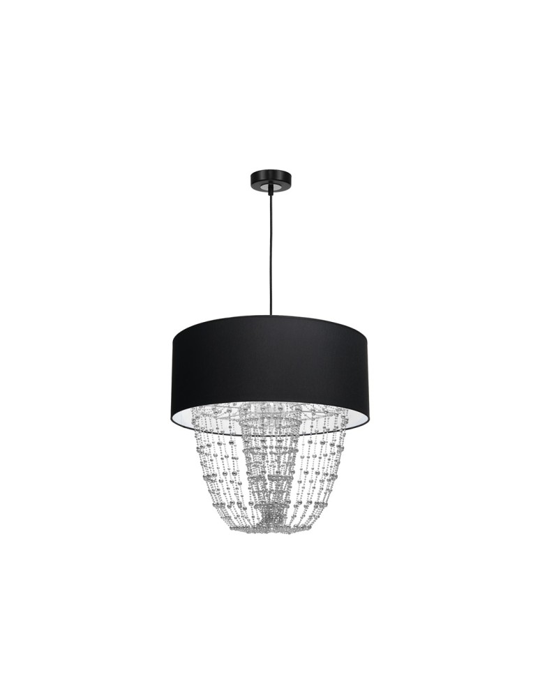 Milagro Lampa wisząca ALMERIA BLACK/CHROME 1xE27 MLP6432 Milagro Lampa wisząca ALMERIA BLACK/CHROME 1xE27 MLP6432