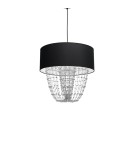 Milagro Lampa wisząca ALMERIA BLACK/CHROME 1xE27 MLP6432 Milagro Lampa wisząca ALMERIA BLACK/CHROME 1xE27 MLP6432