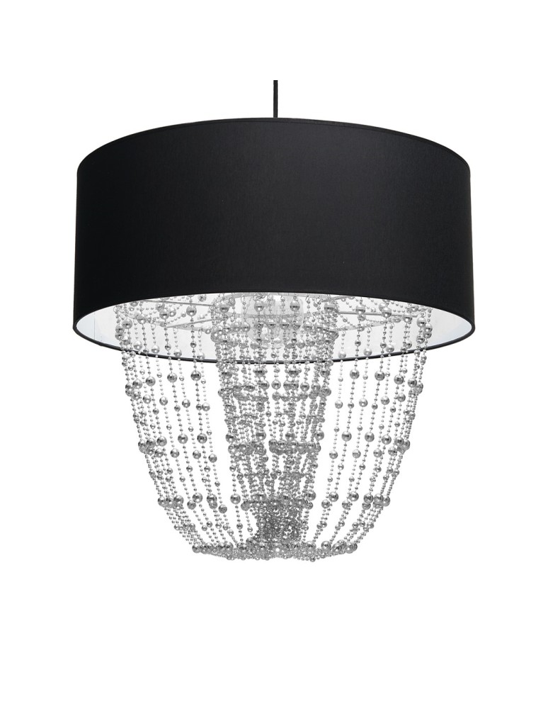 Milagro Lampa wisząca ALMERIA BLACK/CHROME 1xE27 MLP6432 Milagro Lampa wisząca ALMERIA BLACK/CHROME 1xE27 MLP6432