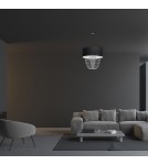 Milagro Lampa wisząca ALMERIA BLACK/CHROME 1xE27 MLP6432 Milagro Lampa wisząca ALMERIA BLACK/CHROME 1xE27 MLP6432