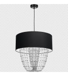 Milagro Lampa wisząca ALMERIA BLACK/CHROME 1xE27 MLP6432 Milagro Lampa wisząca ALMERIA BLACK/CHROME 1xE27 MLP6432
