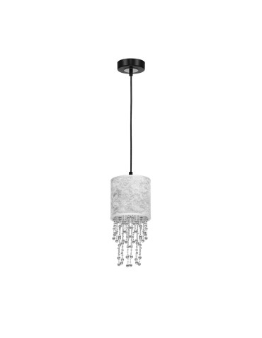 Milagro Lampa wisząca ALMERIA SILVER/BLACK 1xE27 MLP6434 - produkt 2