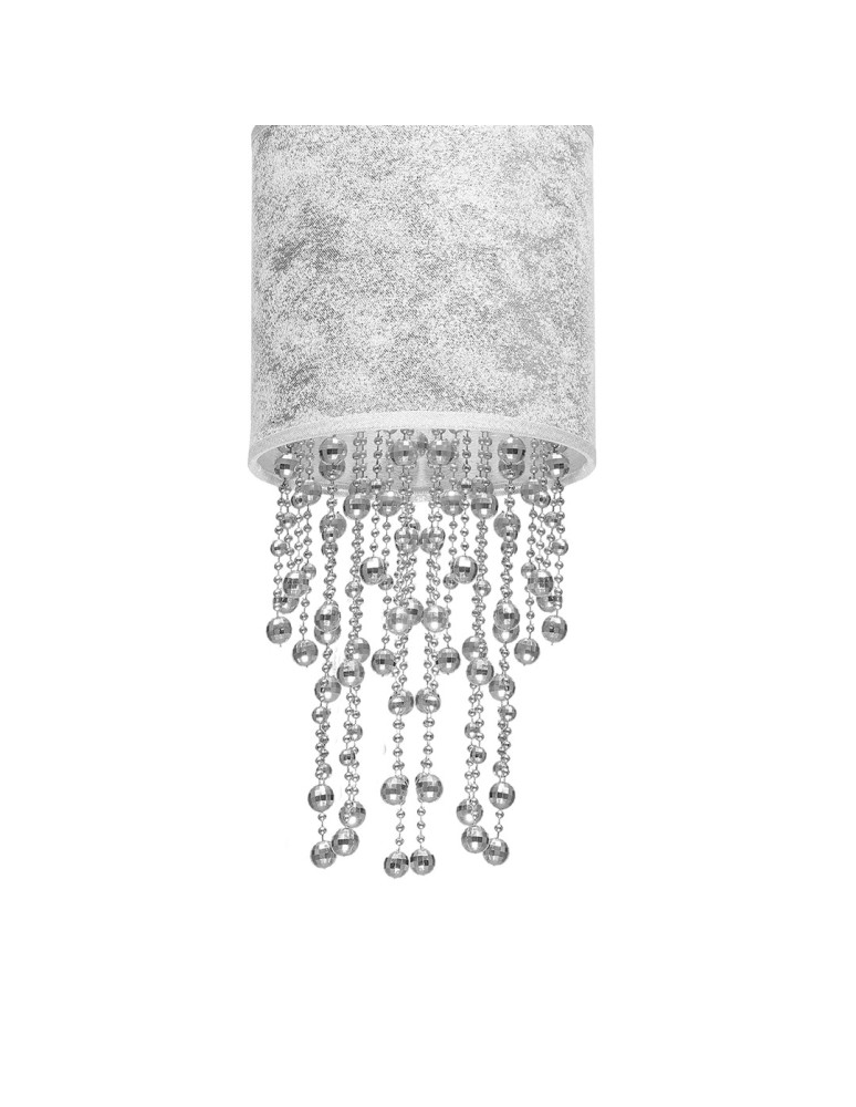 Milagro Lampa wisząca ALMERIA SILVER/BLACK 1xE27 MLP6434 Milagro Lampa wisząca ALMERIA SILVER/BLACK 1xE27 MLP6434
