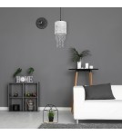 Milagro Lampa wisząca ALMERIA SILVER/BLACK 1xE27 MLP6434 Milagro Lampa wisząca ALMERIA SILVER/BLACK 1xE27 MLP6434