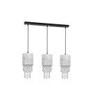 Milagro Lampa wisząca ALMERIA SILVER/BLACK 3xE27 MLP6435 Milagro Lampa wisząca ALMERIA SILVER/BLACK 3xE27 MLP6435