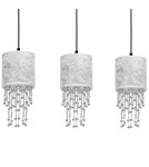 Milagro Lampa wisząca ALMERIA SILVER/BLACK 3xE27 MLP6435 Milagro Lampa wisząca ALMERIA SILVER/BLACK 3xE27 MLP6435