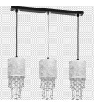 Milagro Lampa wisząca ALMERIA SILVER/BLACK 3xE27 MLP6435 Milagro Lampa wisząca ALMERIA SILVER/BLACK 3xE27 MLP6435