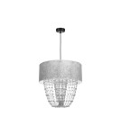 Milagro Lampa wisząca ALMERIA SILVER/BLACK 1xE27 MLP6437 Milagro Lampa wisząca ALMERIA SILVER/BLACK 1xE27 MLP6437