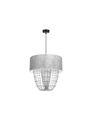 Milagro Lampa wisząca ALMERIA SILVER/BLACK 1xE27 MLP6437 - produkt 2