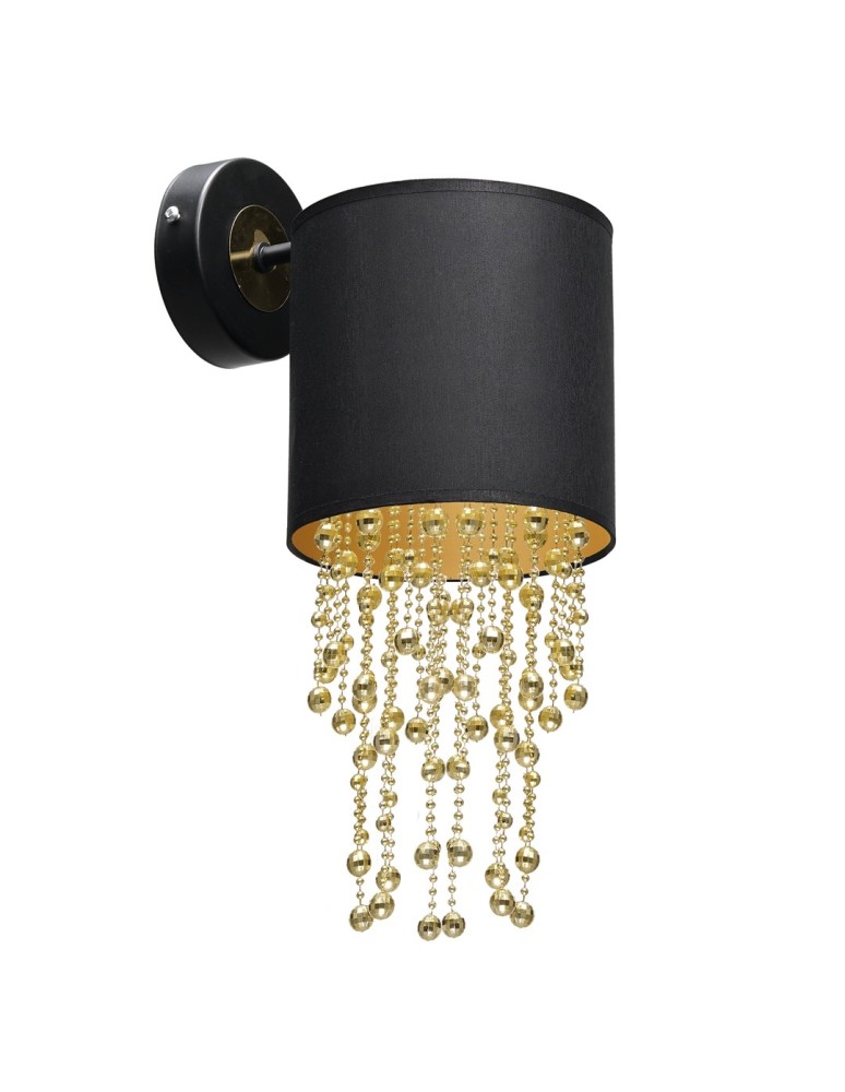 Milagro Kinkiet ALMERIA BLACK/GOLD 1xE27 MLP6438 Milagro Kinkiet ALMERIA BLACK/GOLD 1xE27 MLP6438
