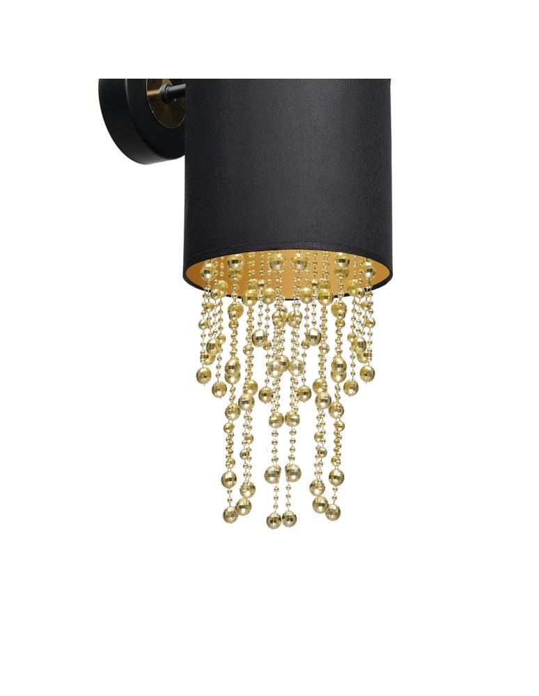 Milagro Kinkiet ALMERIA BLACK/GOLD 1xE27 MLP6438 Milagro Kinkiet ALMERIA BLACK/GOLD 1xE27 MLP6438