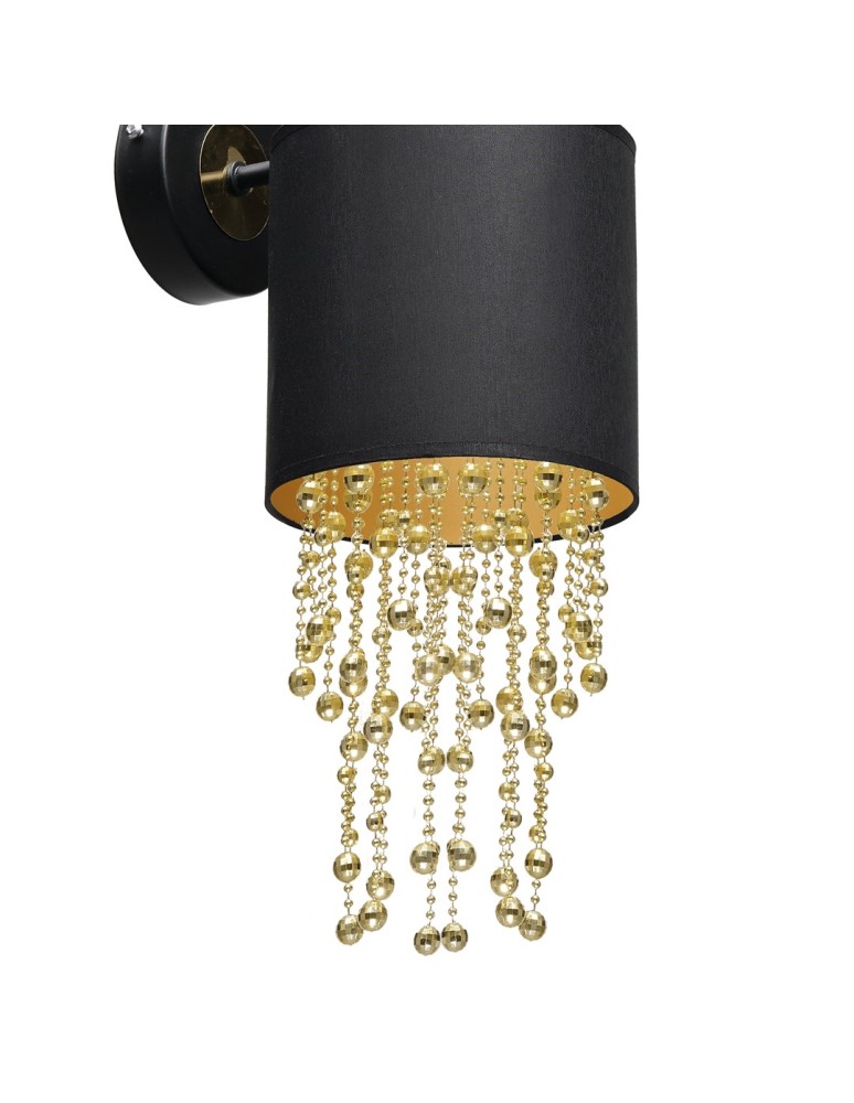 Milagro Kinkiet ALMERIA BLACK/GOLD 1xE27 MLP6438 Milagro Kinkiet ALMERIA BLACK/GOLD 1xE27 MLP6438